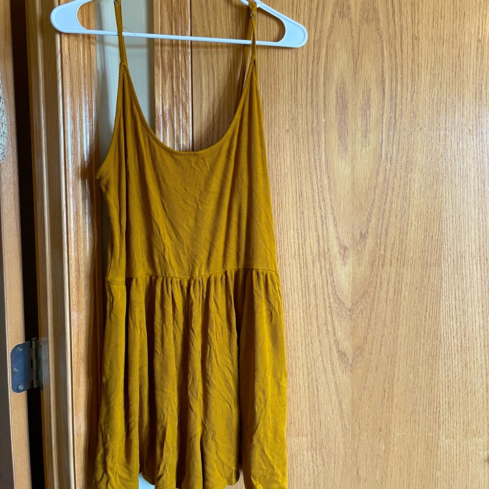 Cute mustard romper. Ribbed material. Size XXL, wild fable from target